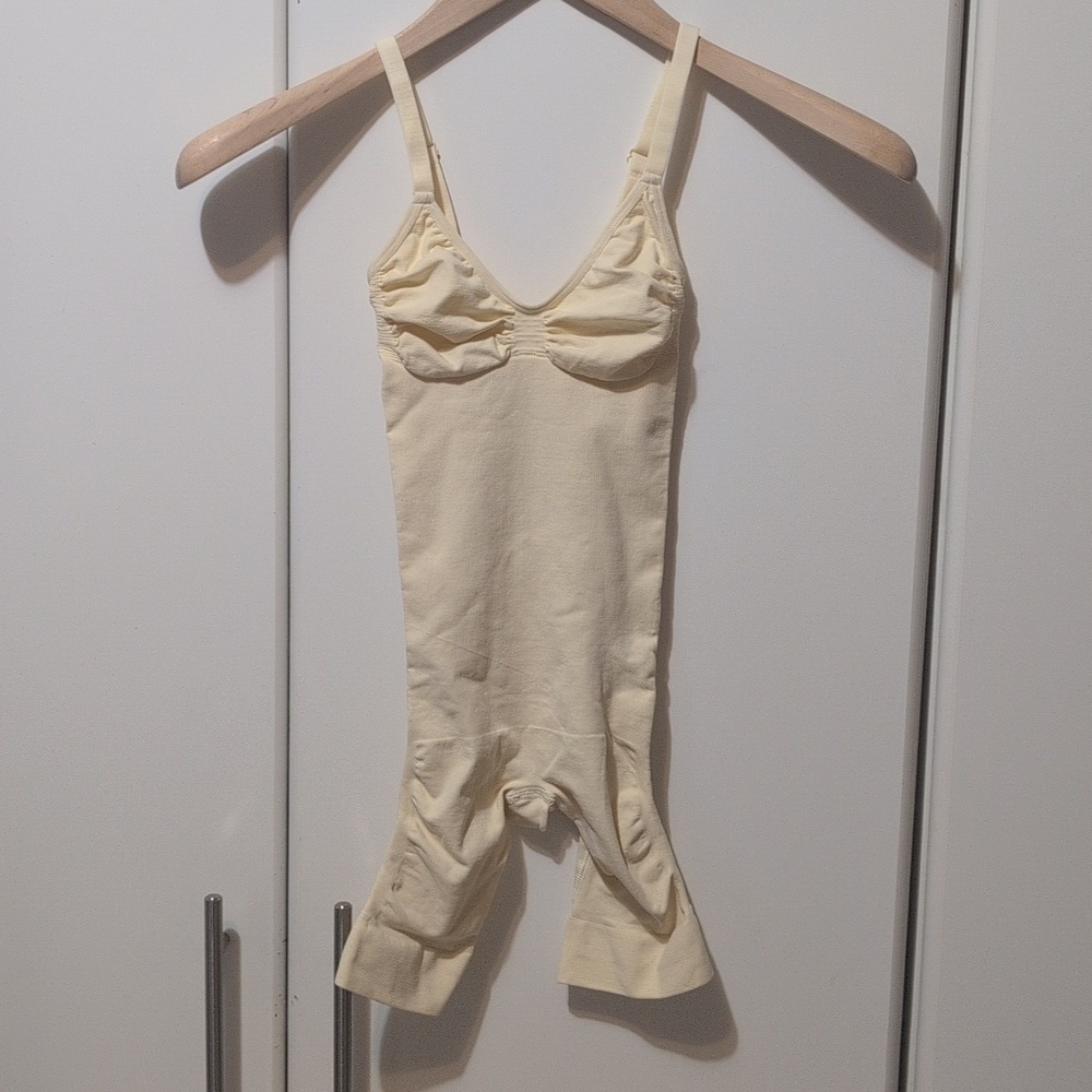 HALARA Soft Yellow Shapewear Bodysuit NWOT